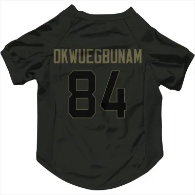 Black Indianapolis Colts Albert Okwuegbunam Jr.   Service Dog & Cat Pet Jersey