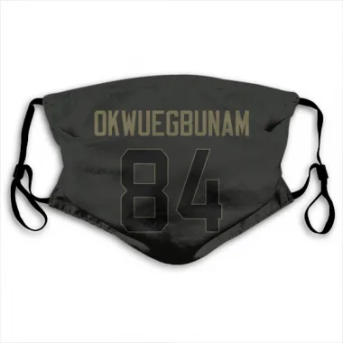 Black Indianapolis Colts Albert Okwuegbunam Jr.   Service Face Mask