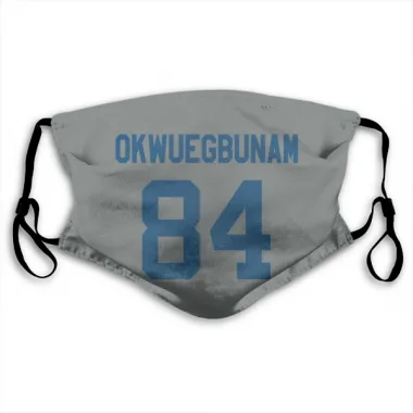 Gray Indianapolis Colts Albert Okwuegbunam Jr.   Face Mask