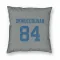 Gray Indianapolis Colts Albert Okwuegbunam Jr.   Pillow Cover (18 X 18)