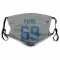 Gray Indianapolis Colts Pheldarius Payne   Face Mask