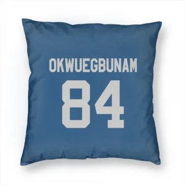 Royal Indianapolis Colts Albert Okwuegbunam Jr.   Pillow Cover (18 X 18)