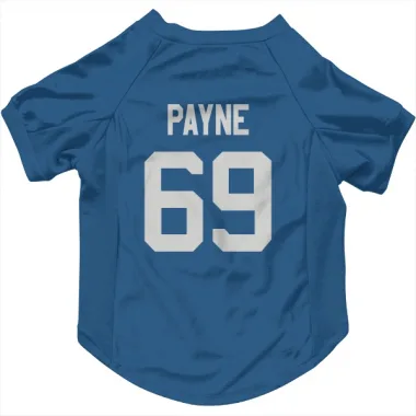 Royal Indianapolis Colts Pheldarius Payne   Dog & Cat Pet Jersey