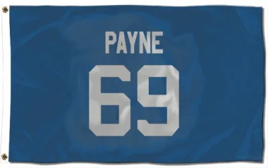 Royal Indianapolis Colts Pheldarius Payne   Flag (3 X 5)