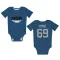 Royal Indianapolis Colts Pheldarius Payne   Newborn & Infant Bodysuit