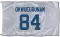 White Indianapolis Colts Albert Okwuegbunam Jr.   Flag (3 X 5)