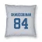 White Indianapolis Colts Albert Okwuegbunam Jr.   Pillow Cover (18 X 18)