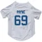 White Indianapolis Colts Pheldarius Payne   Dog & Cat Pet Jersey